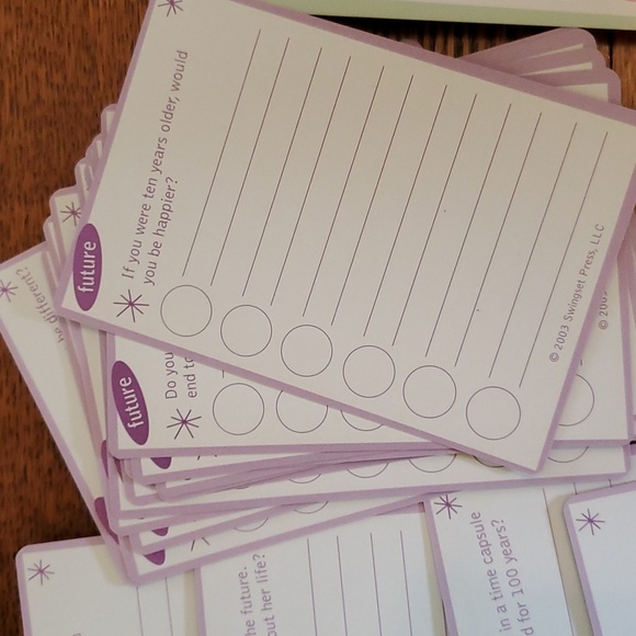 SLEEPOVER PARTY FUN!  2003, Frendz Pakz Q & A Cards About the Future (NEW) - Picture 9 of 12